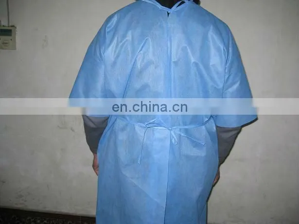 Disposable hospital patient gown