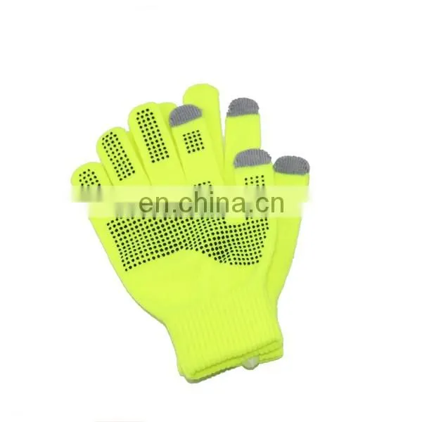 Winter fashion custom touchscreen gloves