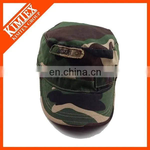 Custom Cotton Camouflage Military Cap with Logo