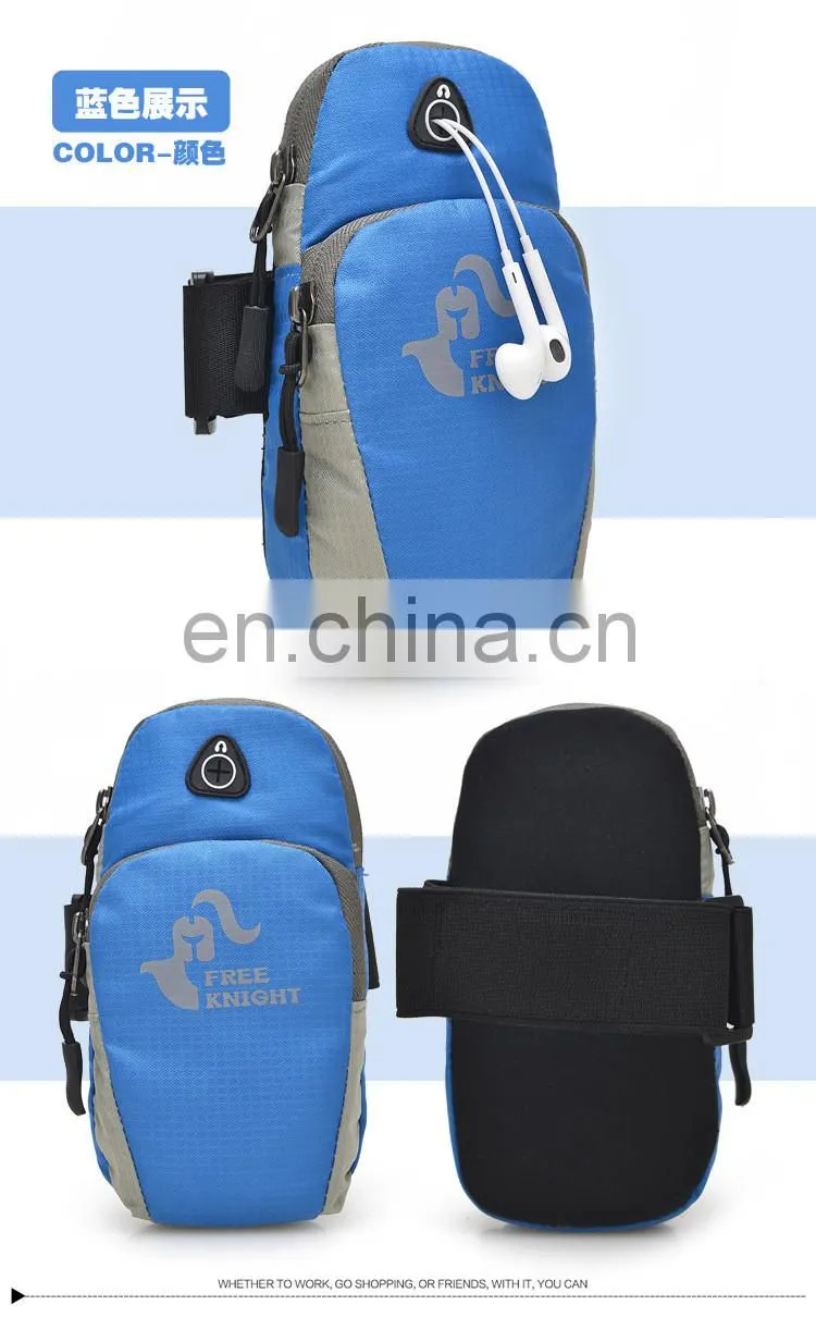 cheap Outdoor Cycling Sports Running Camping Wrist Pouch Mobile Phone Arm Bag Key Money arm sports bag