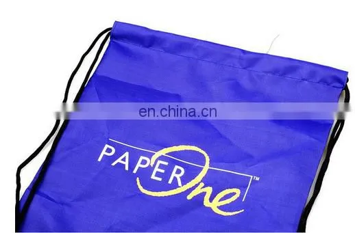 Custom Printing Logo Waterproof Nylon Drawstring Bag