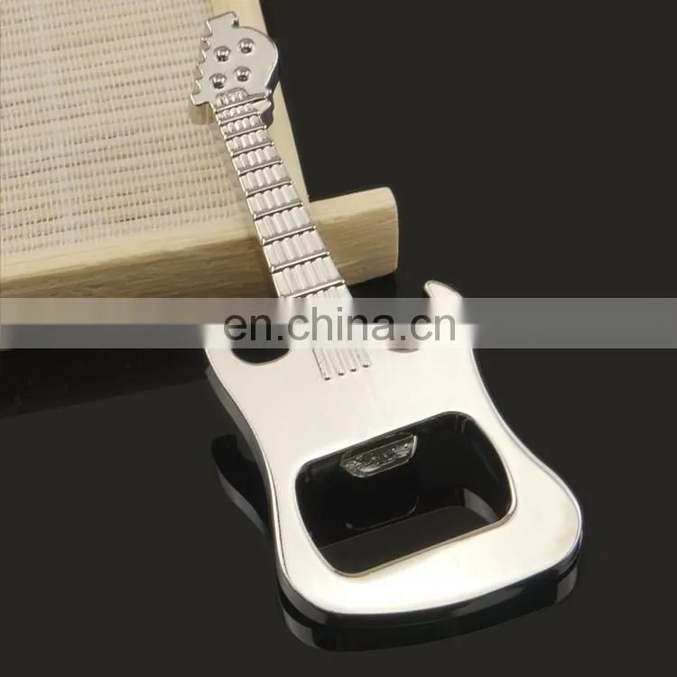 Promotional top sale new arrival guitar bottle opener metal keychain