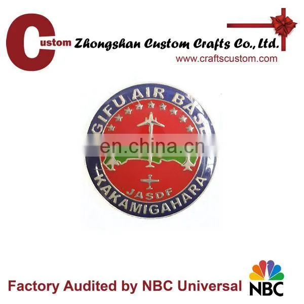 factory price OEM brand custom metal challenge silver coin