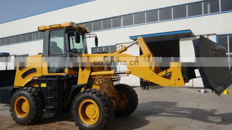 2Ton latest mini wheel loader with snow bucket and forklist