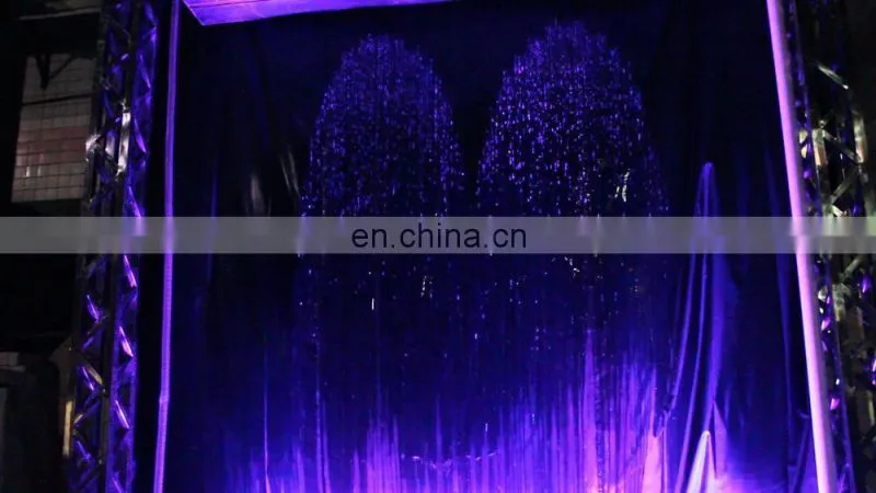 Wall waterfall fountain water print curtain CNC nozzle