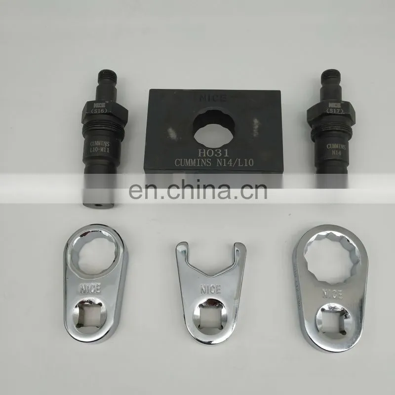 Beacon fuel injector adapter common rail injector nozzle disassembly tool