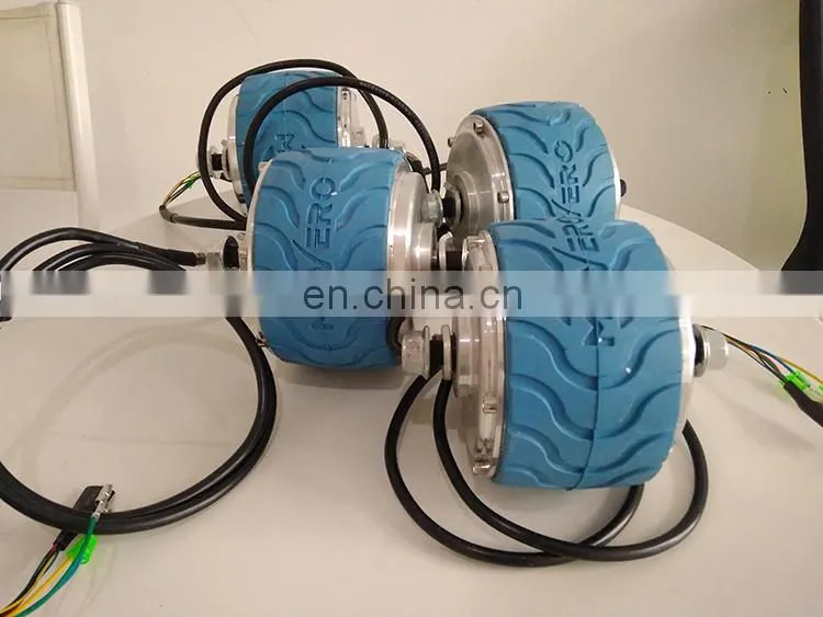 Hongjun 4 Inch DC 24V 36V 200W Brushless Geared Wheel Hub Motor
