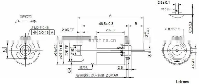 390 DC12V 22000RPM Large Torque High Speed Carbon Brush Motor for Electric Drill