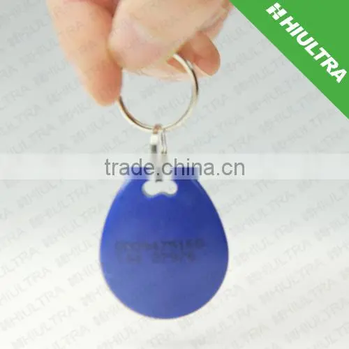 LF HF UHF Plastic cheap rfid keyfob tag