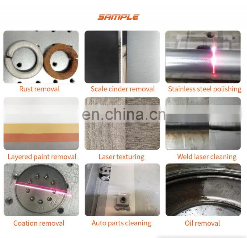 New process laser removes oil stains oxide layer removal machine