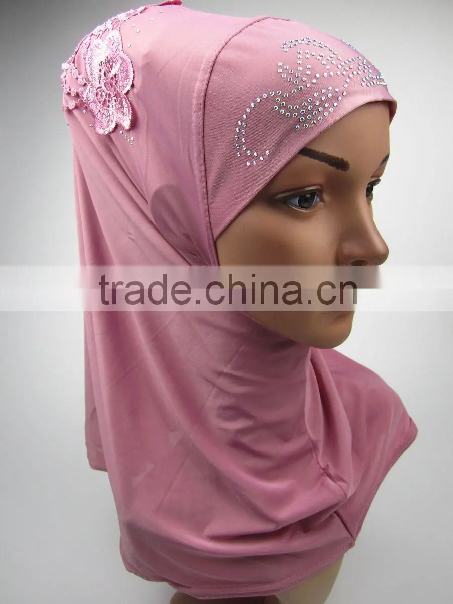 Fashion Applique HIJAB 12colors islamic Merly adult headscarf shawl