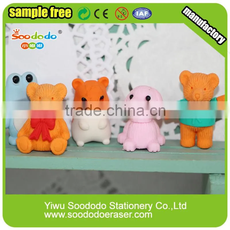funny blister card creative eraser design