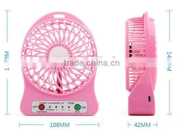 Strong Wind USB Fan /Portable Mini USB Fan/Rechargeable USB Fan For Coffice and Home