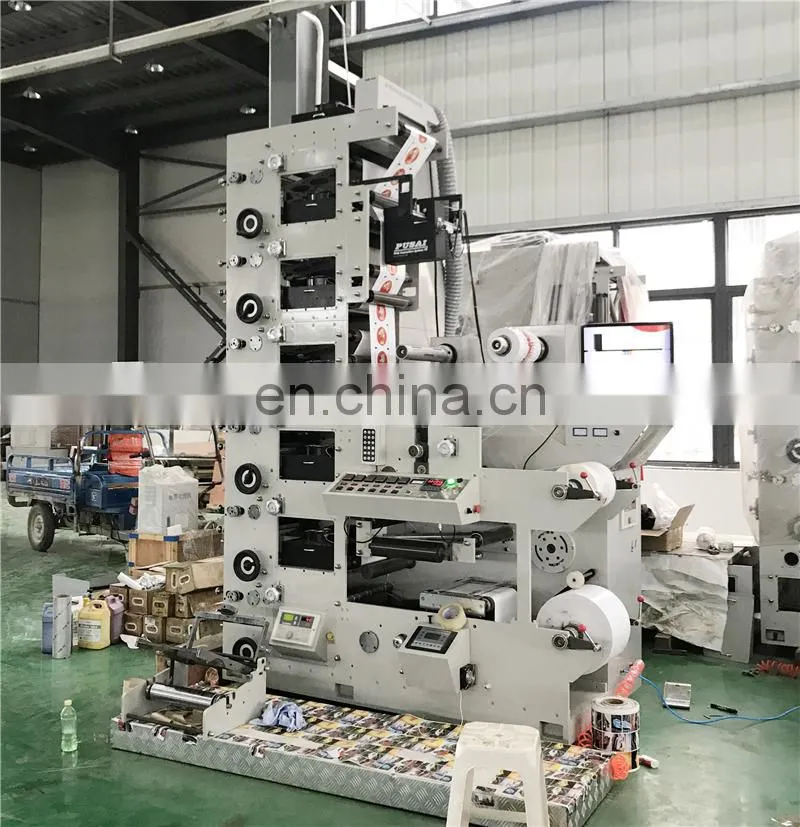 UTR480 multicolor electric pad sticky note Flexo Printing Machine, cardboard box roll flexographic printer machinery