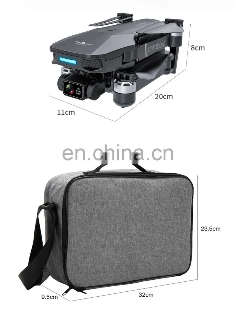 KF101 MAX 3-axis gimbal Drone 3KM Distance GPS 4K optical flow dual camera 5G transmission EIS RC Quadcopter Christmas Gift