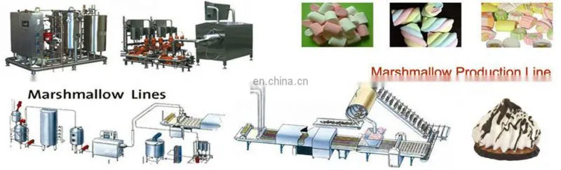 Small scale automatic Marshmallow Cotton extruding equipment Extruder candy Machine production line