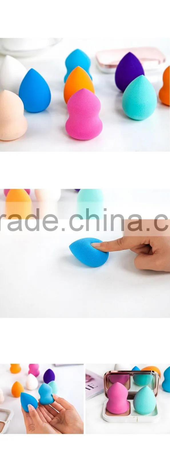 Latex-free Gourd Bottle Shape Makeup Sponge Cosmetic Puff