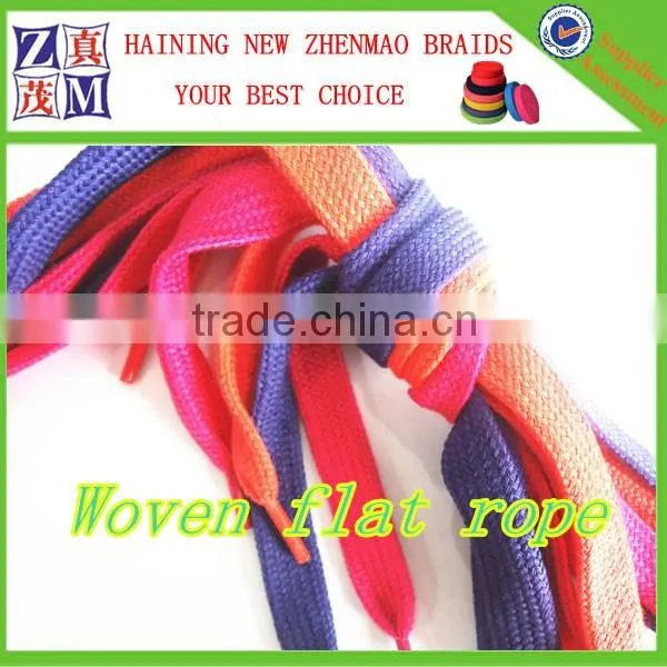 Wholesale high quality braided colored polyester round rubber cord