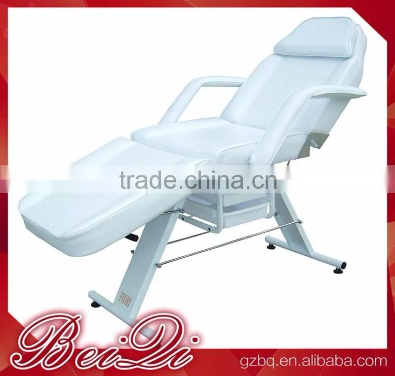 Beiqi Adjustable Tattoo Massage Bed Facial Beauty Barber Chair White Cream Manicure Chair