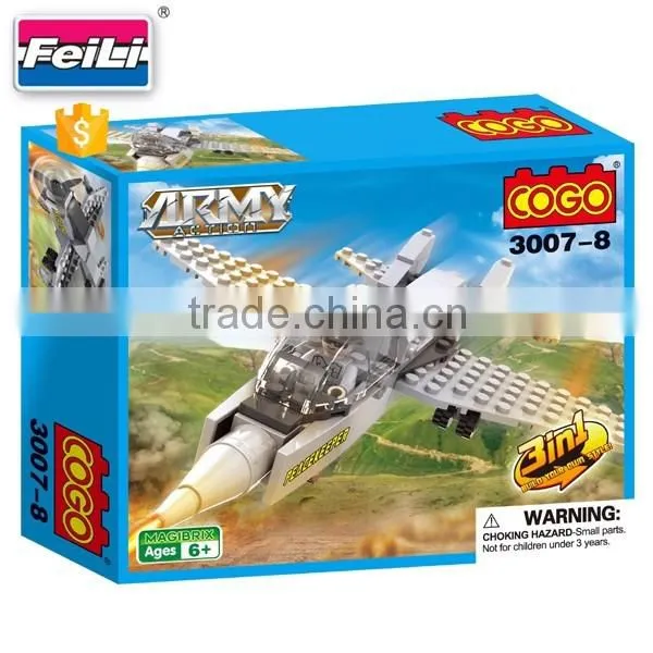 Cogo blocks wholesale good quality army building blocks toys creative bricks toys plastic building blocks toys