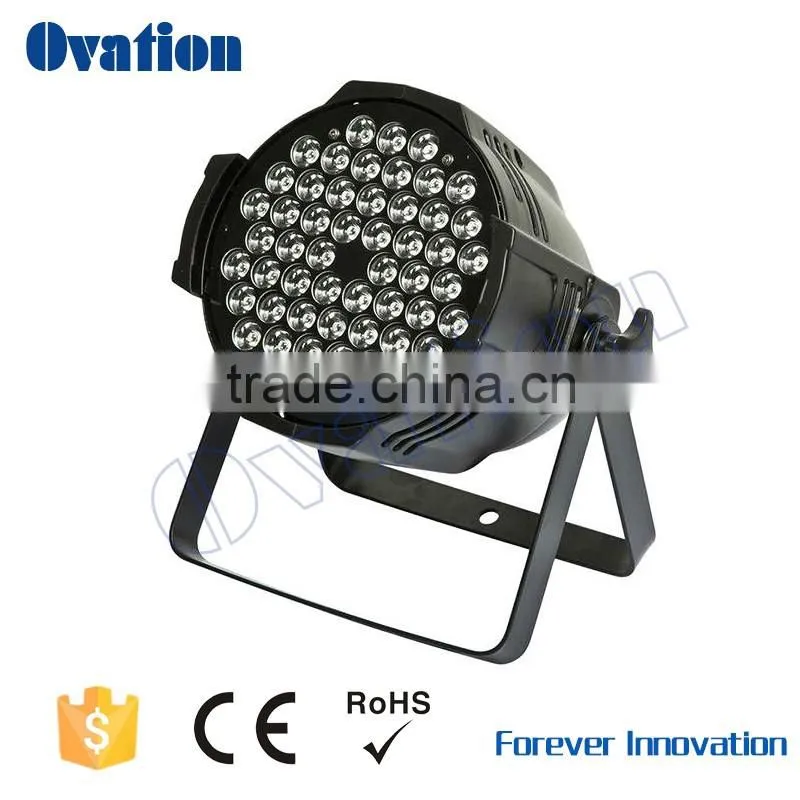 Led 54 3w RGBW can flat par light
