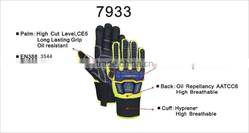 cotton work gloves with rubber grip dots oil industry work gloves patched palm work gloves