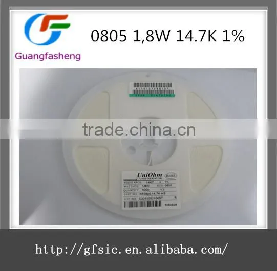 electronics component resistor 0805 1,8W 14.7K 1%