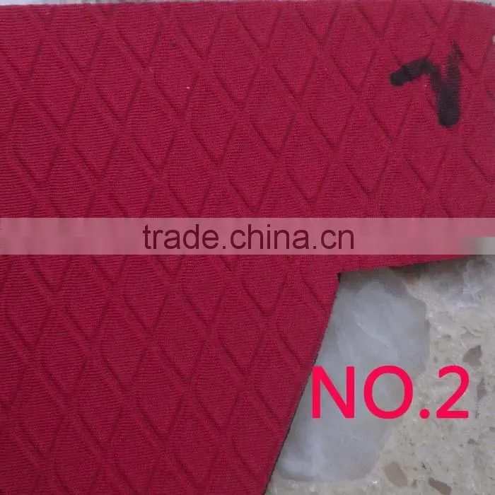Neoprene with Sharkskin deboss pattern embossed for oven mitt