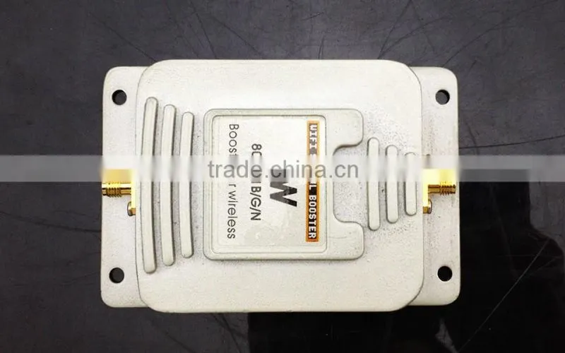 China factory price wireless extender, 2.4g 5w indoor 2 km cover range wifi signal booster