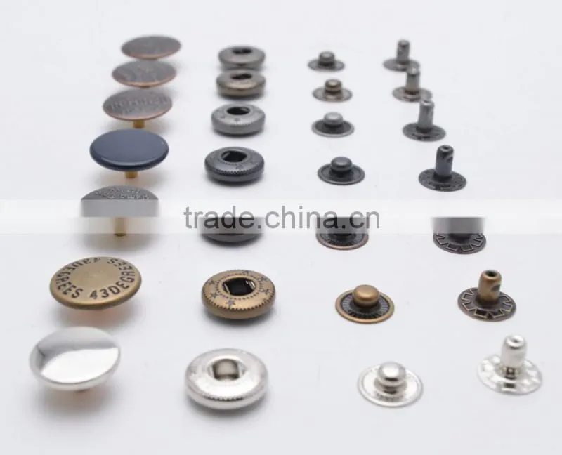 New Product Tape Leather Decorative Snap Button Covers
