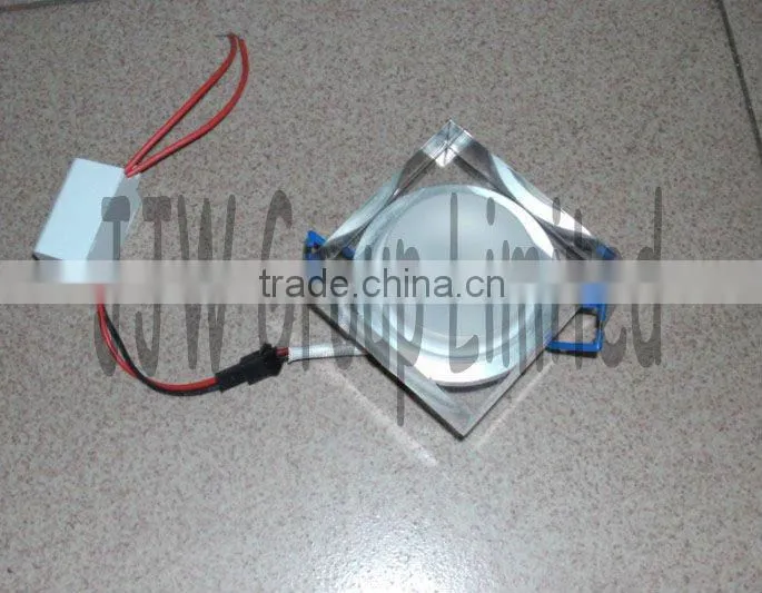 warmwhite super bright 3W led square ceiling light