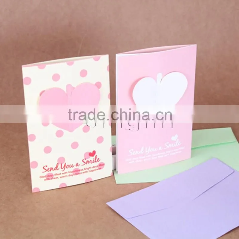 Nice design color printed gift card manufacturer