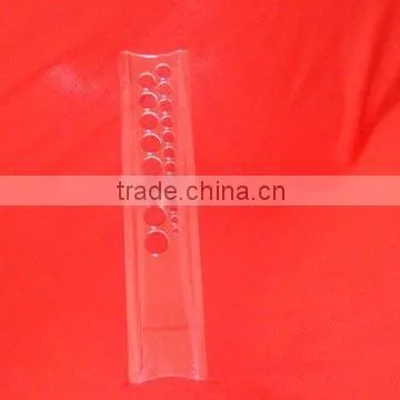 promotional fantastic 15cm clear acrylic straight ruler with round corner