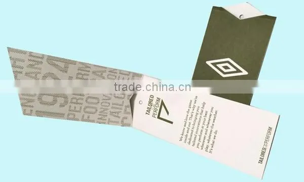 clothing paper hanging tag