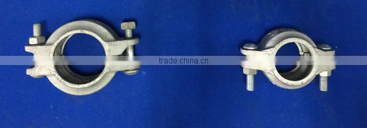 1-1/2" or 2" Ridged Clamp / With Seal - Gray Iron