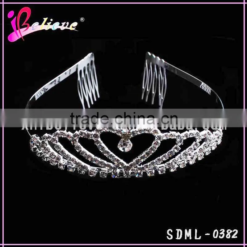 Fancy crown wedding crown bride crown tiaras,wholesale tiara crown diamonds prince crown