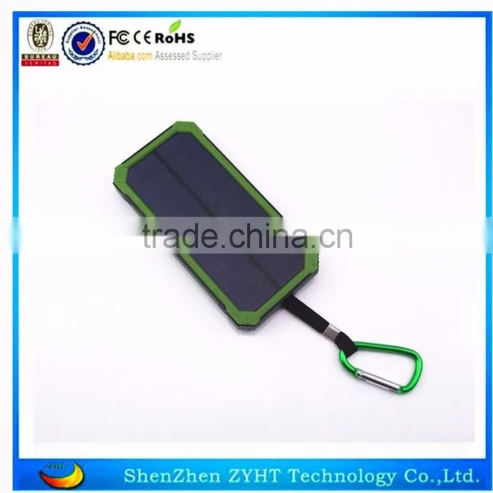 2016 Factory price 10000mah/20000mah solar mobile charger solar power bank