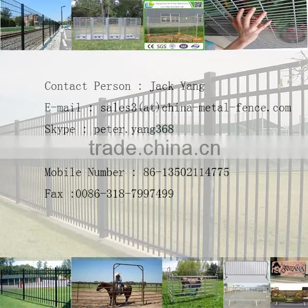 2015 high quality galvanized tubular swiming pool safety fence