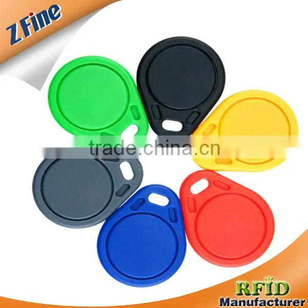 hot sale Waterproof ABS material TK4100 RFID keyfob