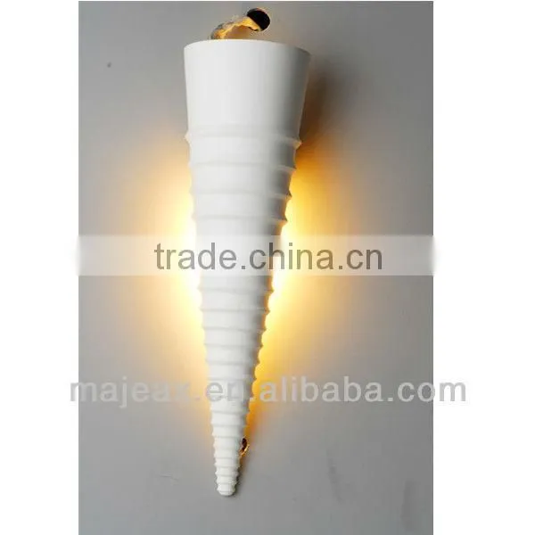 White Plaster E14 Decorative Wall Mounted Light