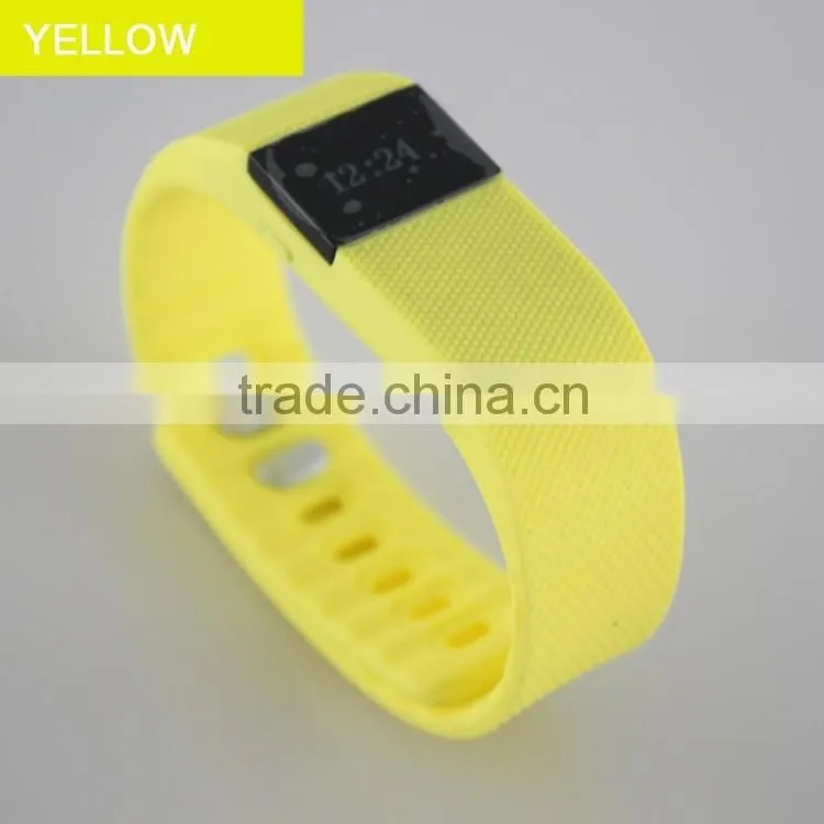 TW64 Bluetooth 4.0 Pulsera Inteligente Passometer Bracelet Sleep Fitness Activity Tracker Call Reminder Smart Band