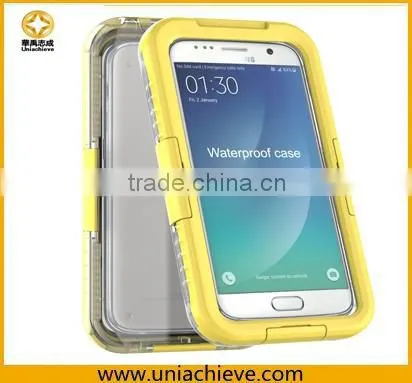 For Samsung S7 silicone case waterproof gray color