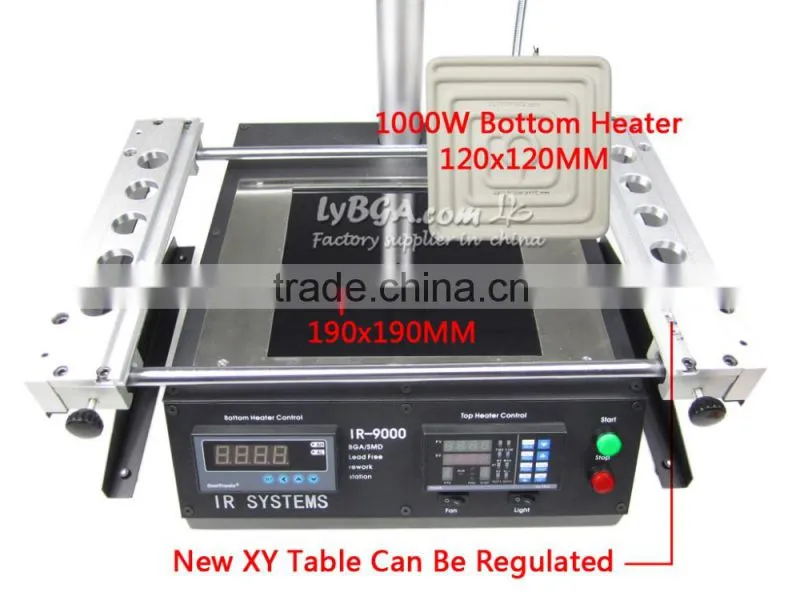 LY IR 9000 V.2 infrared bga reballing station made by Germany Elstein heating plate