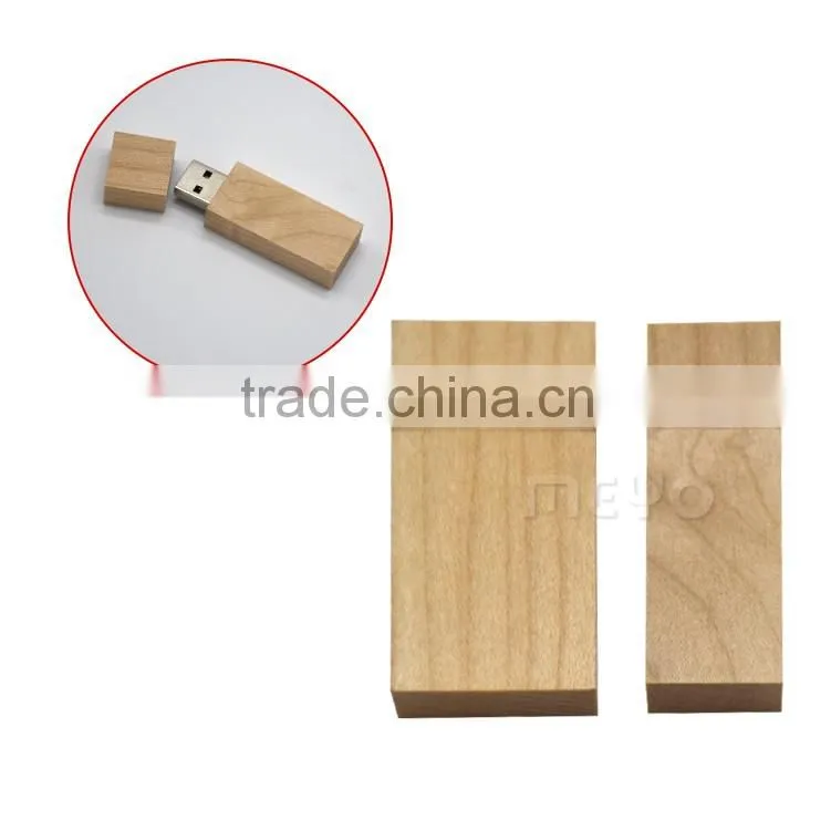 Laser tngraving wooden box USB flash drive stick in wooden box