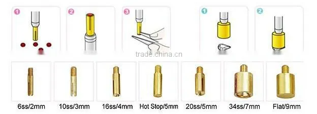 7 heads, rhinestone hotfix applicator, rhinestones tool