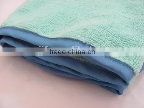 Satin Hemming Microfiber Cleaning Cloth Car Care Towel