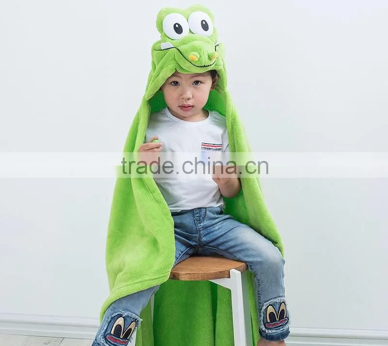 100% cotton beach hooded towel ponchos pattern for baby