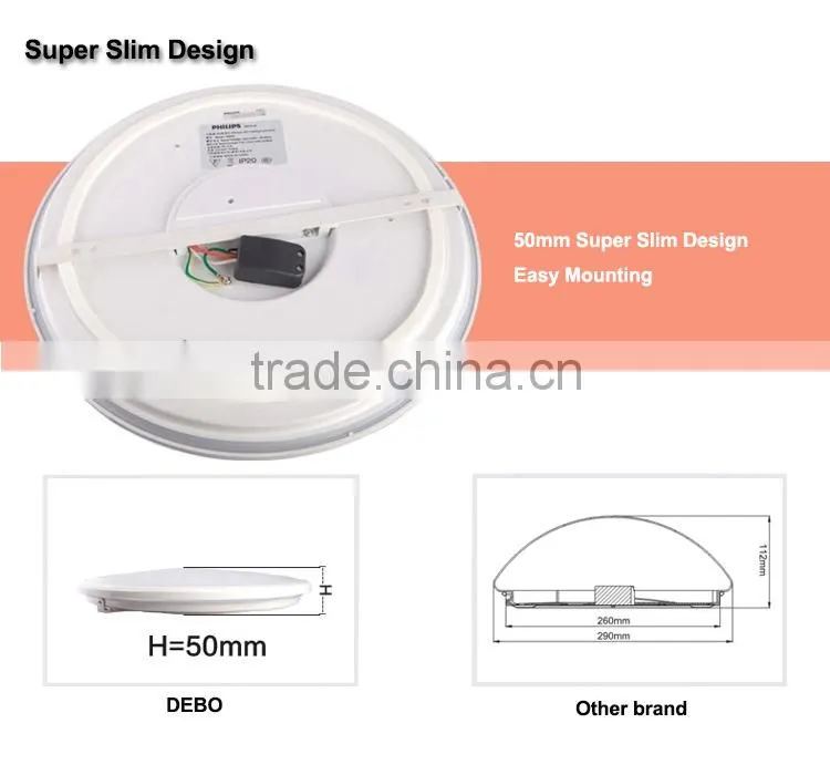 Round LED concealed ceiling light