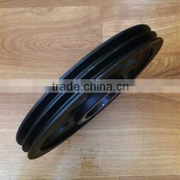 Single groove v belt sheave pulley