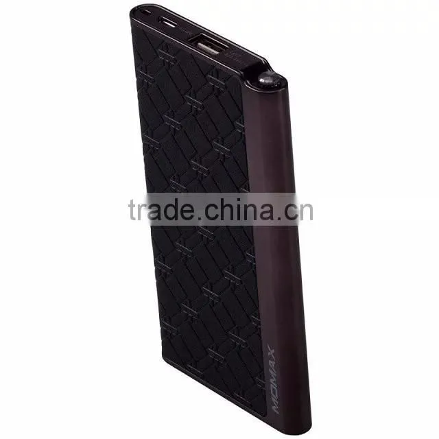 Momax MFI Luxury Power Bank for Universal Mobile Phone Elite Series Quick Charging 5000mAh External Battery TB-0300
